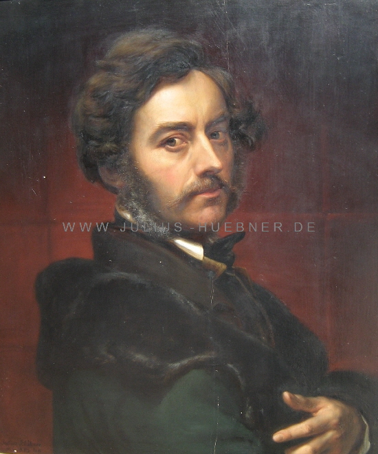 1859 Selbstportrait | JULIUS HÜBNER