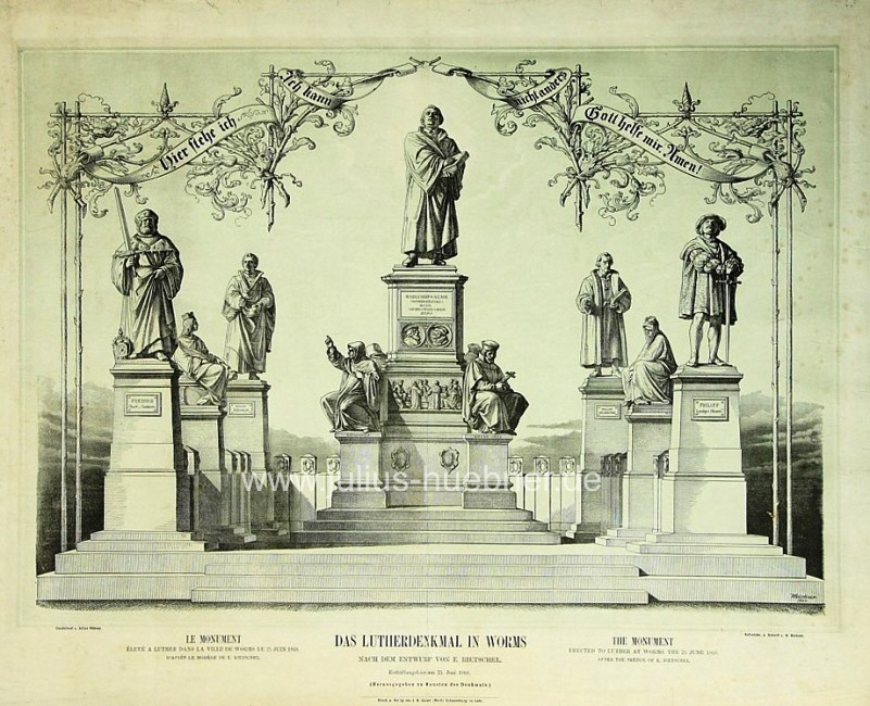 1860 Lutherdenkmal Worms