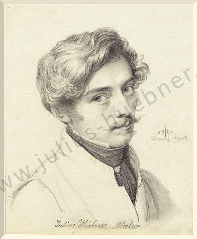 1828 Selbstportrait | JULIUS HÜBNER