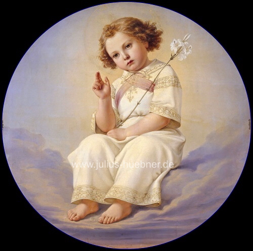 1837 Christuskind auf Wolken