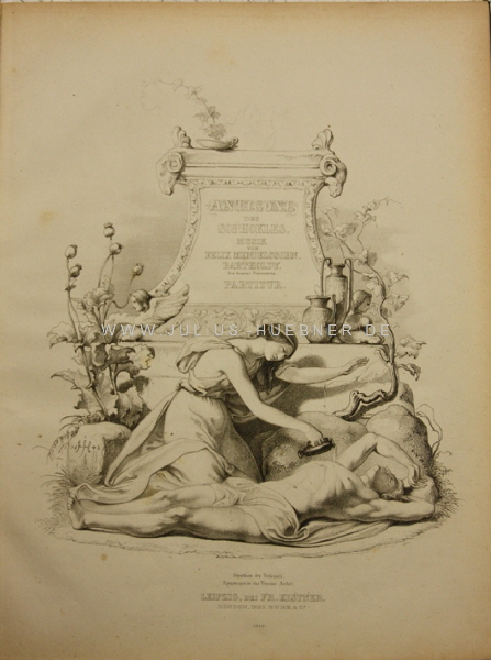 1842 Antigone von Mendelssohn | JULIUS HÜBNER