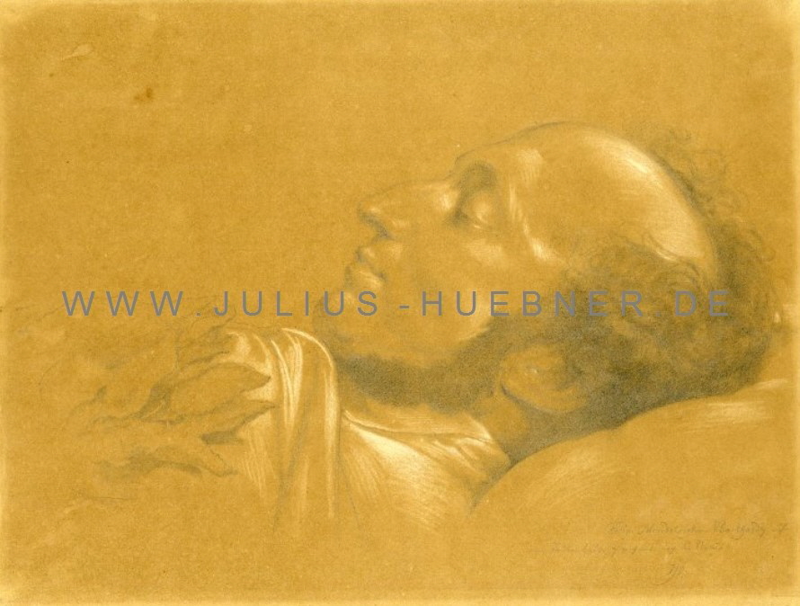 1847 Mendelssohn auf dem Sterbebett | JULIUS HÜBNER