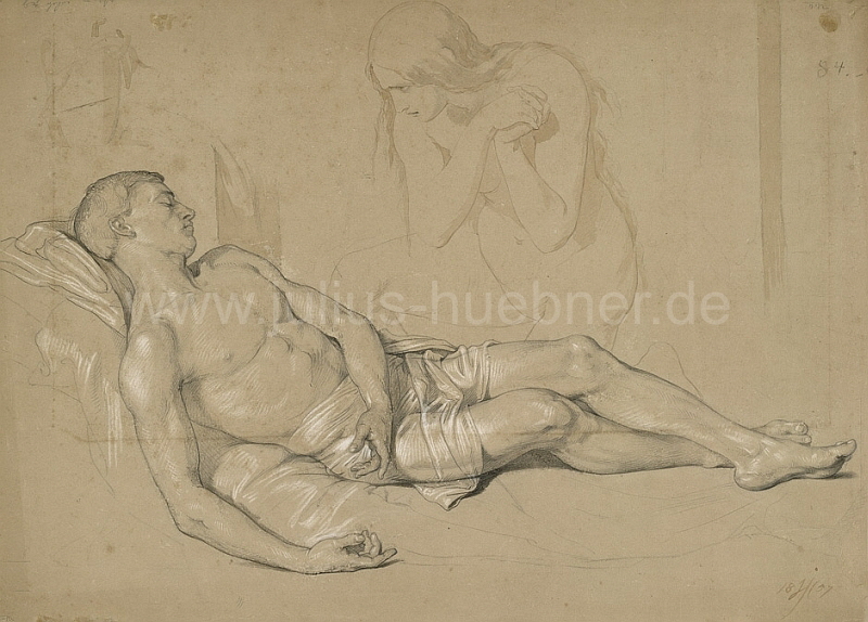 1857 Magdalena am Leichnam Christi | JULIUS HÜBNER